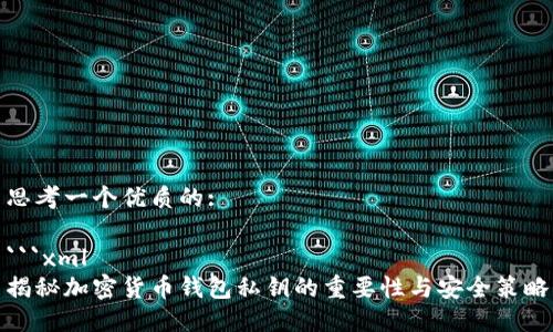 思考一个优质的:
```xml
揭秘加密货币钱包私钥的重要性与安全策略