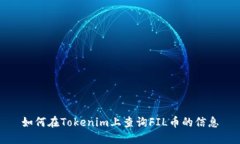 如何在Tokenim上查询FIL币的信息