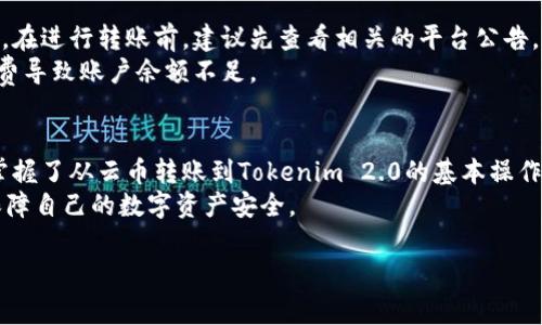   云币往Tokenim 2.0转账：详尽指南与常见问题解答 / 
 guanjianci 云币转账, Tokenim 2.0, 数字货币 /guanjianci 

引言
随着数字货币的迅猛发展，各类数字资产的管理和转账变得尤为重要。云币作为一种流行的数字货币，吸引了越来越多的用户。而Tokenim 2.0则是为了更好地满足用户需求而进行升级的数字货币管理平台。在本文中，我们将详细介绍如何将云币转账至Tokenim 2.0，并解答一些常见问题，帮助用户快速上手，保障资产安全。

一、什么是云币与Tokenim 2.0
云币是一种基于区块链技术的数字货币，用户可以在其交易平台上进行买入、卖出和持有。在当前的市场环境中，云币受到了许多投资者的青睐。Tokenim 2.0则是一个全面的数字资产管理平台，旨在为用户提供安全、便捷的数字资产管理服务，支持多种数字货币的存储与转账。

二、如何进行云币往Tokenim 2.0转账
转账过程可以分为几个简单的步骤，确保用户能够安全、顺利地完成操作。

h4步骤一：准备必要的信息/h4
在进行转账之前，用户需要确保拥有以下信息：
ul
    liTokenim 2.0的钱包地址/li
    li云币的账户信息/li
    li转账所需的数量/li
/ul

h4步骤二：登录云币账户/h4
用户需要登录到其云币账户。在登录过程中，请确保使用安全VPN，以保障账户安全。如果未注册，请先完成注册及身份验证。

h4步骤三：选择转账功能/h4
在云币主界面，找到并点击“转账”或“提现”选项。系统会引导用户进入转账页面。

h4步骤四：填写转账信息/h4
在转账页面，用户需填写以下信息：
ul
    li目标钱包地址：粘贴Tokenim 2.0的钱包地址/li
    li转账金额：输入希望转账的云币数量/li
/ul
请再次确认目标钱包地址是否正确，以避免资产损失。

h4步骤五：确认与提交/h4
完成信息填写后，用户需仔细检查信息的准确性，然后点击“确认”或“提交”按钮。系统可能会向用户发送验证码，以确保转账的安全性。输入验证码后，再次确认转账即可。

h4步骤六：查看转账状态/h4
转账请求提交后，用户可以在云币账户中查看转账状态，通常会显示为“处理中”或“已完成”。

三、转账中的安全注意事项
在进行数字货币转账时，安全是最重要的考虑因素。以下是一些需要注意的安全事项：

h41. 确保网址安全/h4
在进行任何数字货币交易或转账时，确保你访问的是官网，避免钓鱼网站。请检查网址的SSL证书（https）。

h42. 不轻易透露个人信息/h4
保护自己的账户信息和私钥，切勿向任何第三方透露这些信息。任何声称需要你提供私钥的人都可能是欺诈者。

h43. 使用强密码与二次验证/h4
建议使用复杂的密码，并开启二次验证功能，增加账户安全性。

h44. 保留转账记录/h4
务必保留交易记录和转账凭证，以便在出现问题时能够及时查证与处理。

四、常见问题解答

h4问题1：转账时出现错误信息怎么办？/h4
如果在转账过程中出现错误信息，首先不要慌张。请仔细检查输入的信息，确保钱包地址和转账金额都无误。如果没问题，同时也未能进行转账，可以联系云币的客服寻求帮助。
一般情况下，错误信息可能是由于网络延迟、地址错误或超过单日转账限额造成的。可以尝试重新提交转账请求，或在系统不繁忙时再试一次。如果重复出现问题，记录下错误代码和信息，并向客服提供详细情况，以便他们能快速帮助你解决问题。

h4问题2：转账到账时间多久？/h4
转账到账时间通常取决于多个因素，包括区块链的交易确认时间、网络的繁忙程度及平台的审核机制。一般来说，少量的普通转账可能会在几分钟内到账，但在网络拥堵或高峰期，确认时间可能会延长。建议在转账时耐心等待，并随时查看转账状态更新。
如果长时间未到账，建议查看转账记录并确认交易是否被处理。如果显示为“已完成”，而仍未到账，可以考虑联系Tokenim 2.0客服，询问交易状态，并提供相关交易凭证以便他们查证。

h4问题3：转账失败可能的原因有哪些？/h4
转账失败可能有多种原因，包括但不限于：
ul
    liWallet address错误：输入了错误的地址会导致转账无法完成，因此务必仔细核对。/li
    li余额不足：确保你账户中有足够的云币进行转账，包括相应的手续费。/li
    li网络繁忙：在区块链网络拥堵时，交易可能会被延迟或者失败。可以稍后再试。/li
    li平台限制：可能因为账户存在安全警报或未完成身份验证而无法进行转账。/li
/ul
遇到转账失败，应记录下相关信息并检查账户状态，若问题无法自行解决，请及时联系平台客服。

h4问题4：如何查看我的转账记录？/h4
在云币和Tokenim 2.0这两个平台中，你都可以很容易找到自己的转账记录。通常在“交易记录”或“资产管理”下会有相应的选项可供选择。点击进入后，你可以按时间、金额等进行筛选，找到具体的转账记录。
如果记录中显示的状态是“已完成”，而Tokenim 2.0未反应到账，建议联系Tokenim 2.0的客服，提供相关交易ID和时间，以便他们查证并帮助你解决问题。

h4问题5：转账是否会收取费用？/h4
是的，转账通常会收取一定的手续费。这笔手续费主要用于支付区块链网络的确认费用。一些平台可能会有最低转账金额和相应的比例费率。在进行转账前，建议先查看相关的平台公告，了解具体的收费标准。
手续费通常在转账时显示，你可以选择是否继续执行转账。此外，用户在选择转账金额时，也要考虑到账后是否能满足使用需求，避免因手续费导致账户余额不足。

总结
如今，数字货币的使用愈发普及，掌握如何安全地进行货币转账是每个投资者必须了解的重要内容。通过本文的详细介绍，相信读者们已经掌握了从云币转账到Tokenim 2.0的基本操作流程及相关注意事项。
无论是技术问题、到账时间、手续费，还是转账过程中的其它意外情况，我们都为您逐一解答。希望大家能够在今后的操作中更加得心应手，保障自己的数字资产安全。

如果您还有任何疑问或困惑，不妨及时与平台客服沟通，确保一切操作顺利进行。感谢您的阅读，希望您在数字货币的投资之旅中一帆风顺。
